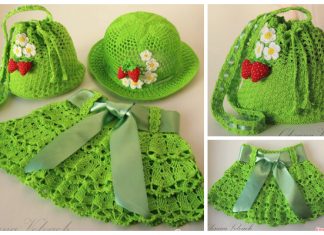 Girl’s Skirt & Hat Set Free Crochet Pattern Girl's Skirt & Hat Set Free Crochet Pattern