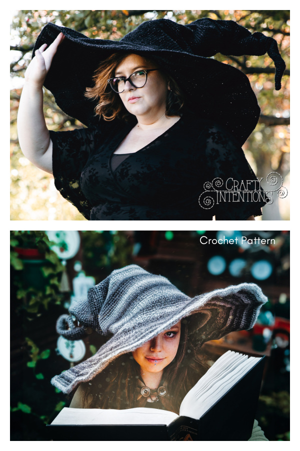 Large  Witch Hat Crochet Pattern