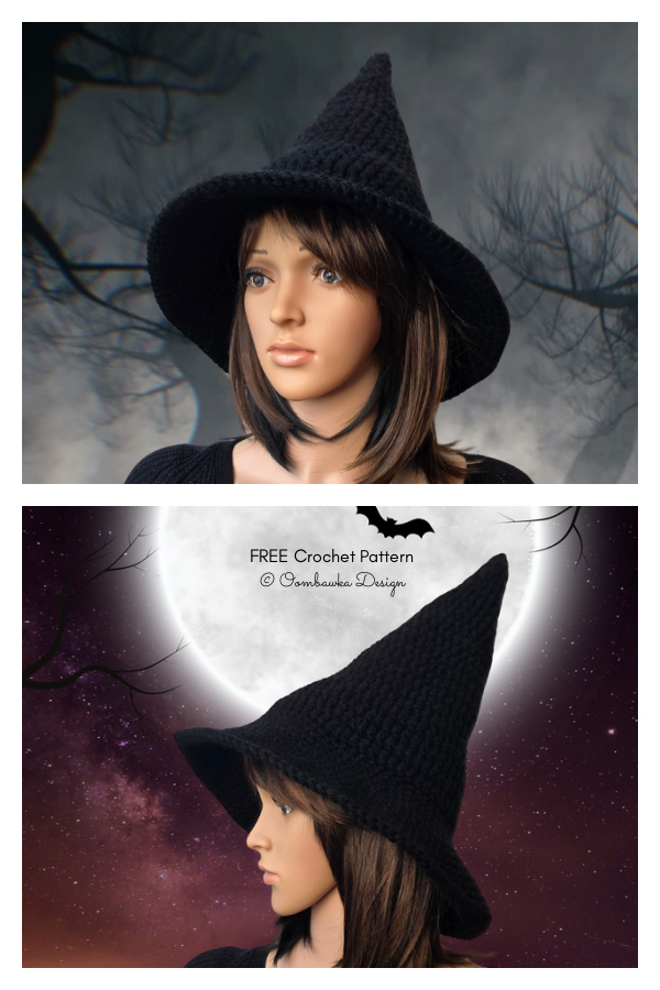 Halloween Witch Hat Free Crochet Pattern