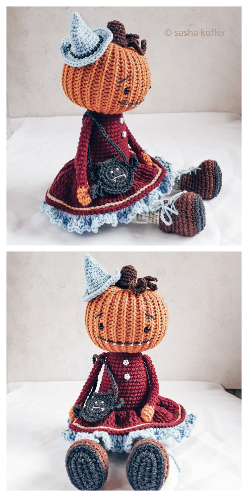 Crochet Pumpkin Doll Amigurumi Patterns 