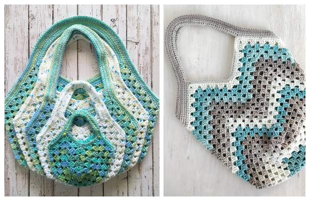 Granny Stitch Bag Free Crochet Pattern Paid DIY Magazine