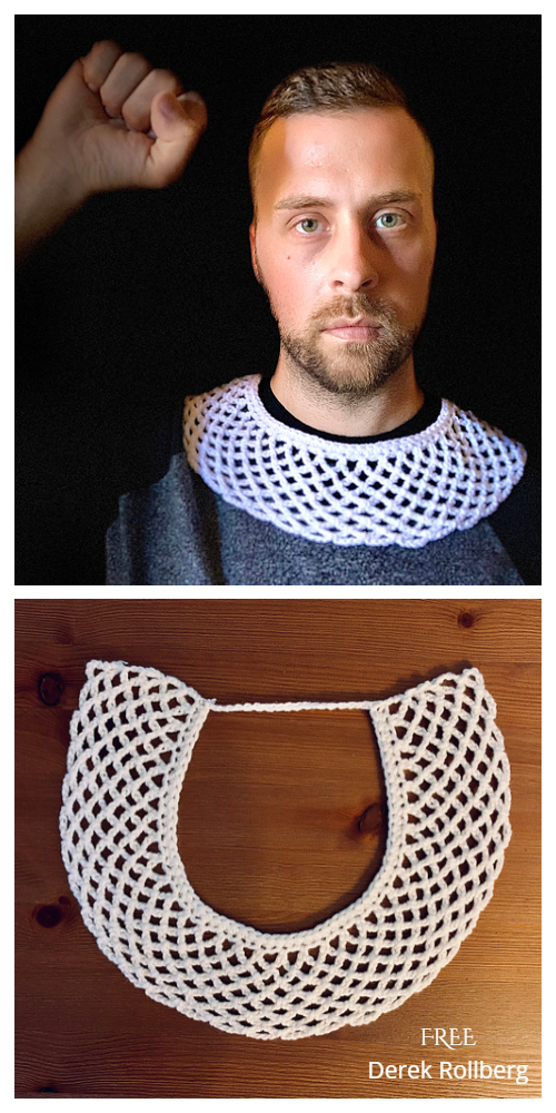 Simple RBG Collar Free Crochet Patterns