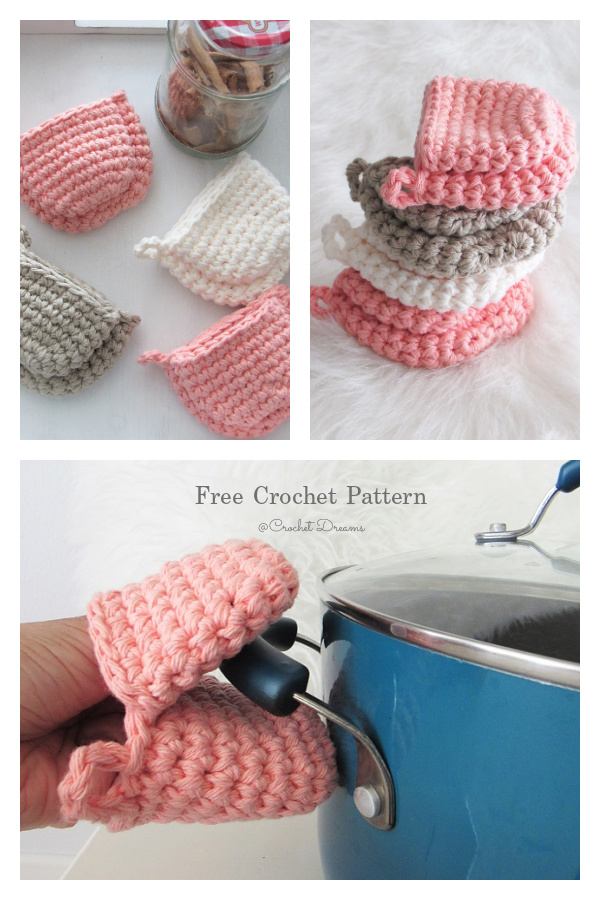 Mini Mitts Potholder Free Crochet Patterns Mini Mitts Potholder Free Crochet Patterns