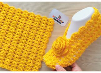 5 Rectangle Slippers Free Crochet Patterns One Piece Rectangle Slippers Free Crochet Patterns