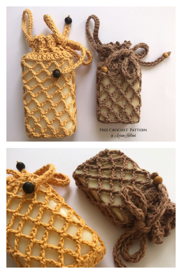 Mesh Soap Bag Saver Free Crochet Pattern