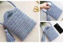 Herringbone Stitch Bag Free Crochet Pattern + Video Herringbone Stitch Bag Free Crochet Pattern + Video