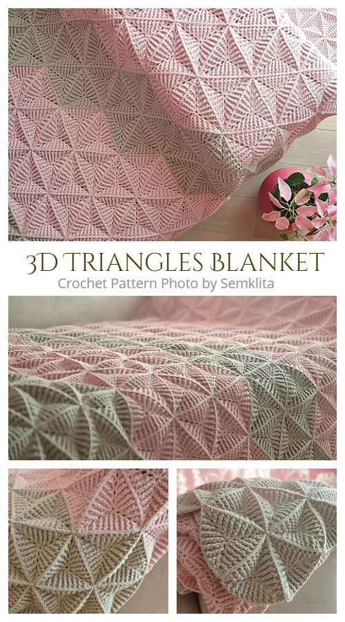 Crochet 3d baby blanket best sale free pattern