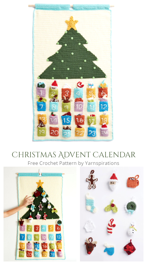 Countdown to Christmas Advent Calendar Free Crochet Patterns