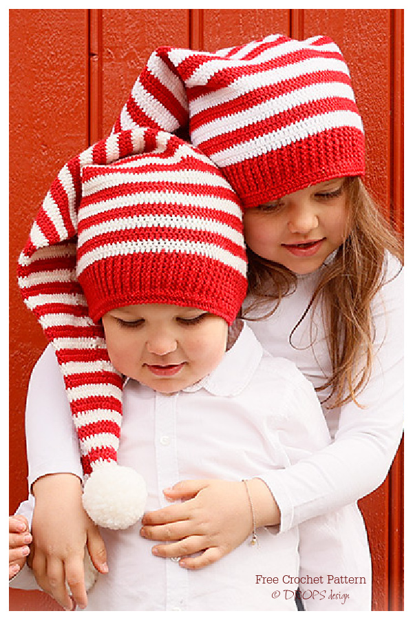 Santa's Helpers Hat Free Crochet Pattern
