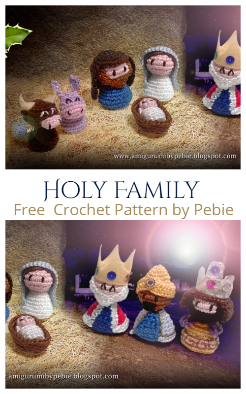 Amigurumi Holy Family Nativity Set Free Crochet Patterns