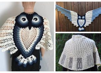 Owl Shawl Free Crochet Patterns & Paid Owl Shawl Free Crochet Patterns & Paid