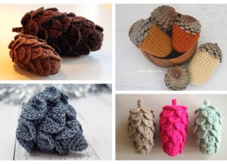 Pine Cone Free Crochet Patterns & Paid Pine Cone Free Crochet Patterns