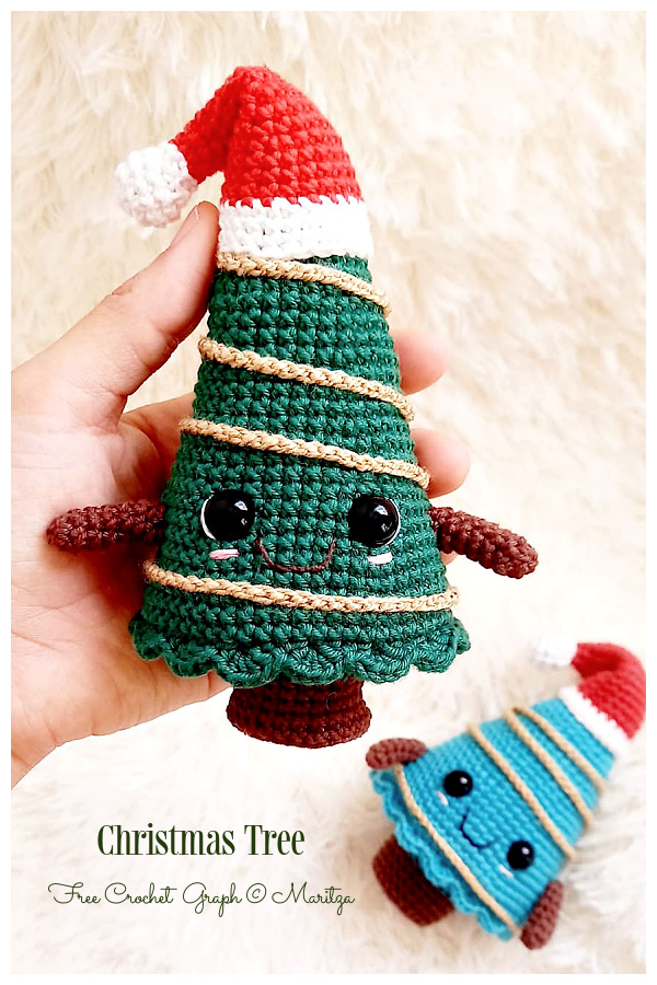 Christmas Tree Amigurumi Free Crochet Patterns