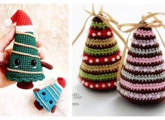 10 Mini Christmas Tree Ornament Free Crochet Patterns & Paid Mini Christmas Tree Ornament Free Crochet Patterns