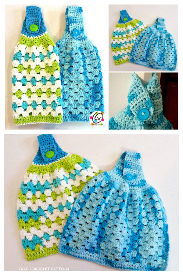 Hanging Towel Free Crochet Patterns 