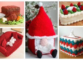 10+ Christmas Tissue Box Cover Free Crochet Patterns Tissue Box Cover Free Crochet Patterns