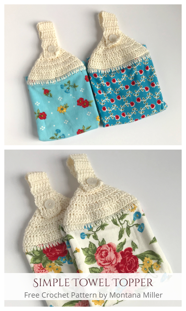 Simple Towel Topper Free Crochet Patterns