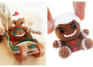 12 Christmas Crochet Gingerbread Man Amigurumi Free Patterns Christmas Crochet Gingerbread Man Amigurumi Free Patterns