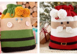 Christmas Gift Bag Free Crochet Patterns Christmas Gift Bag Free Crochet Patterns