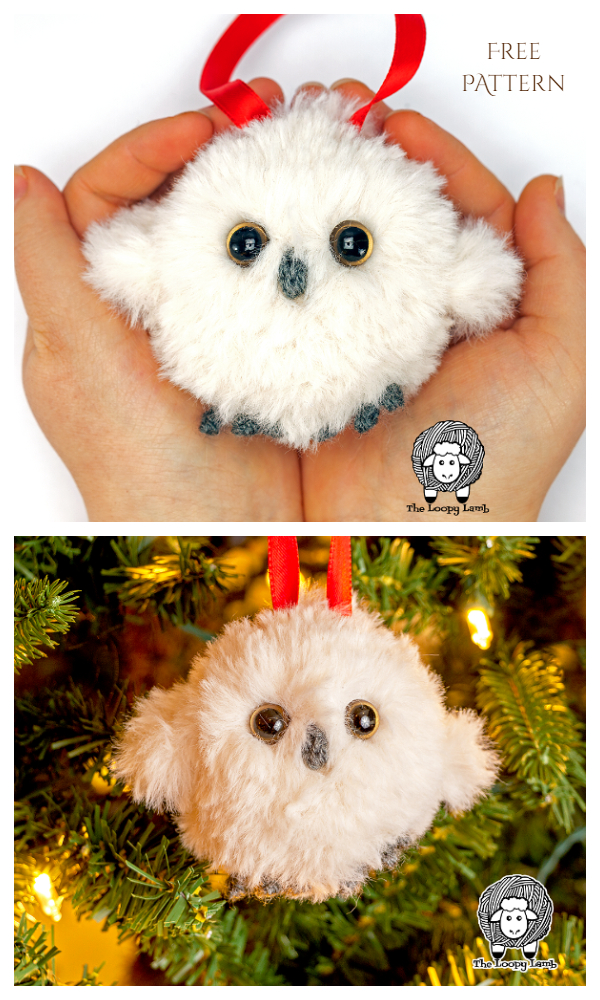 Baby Owl Christmas Bauble Free Crochet Patterns