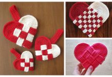 Braid Danish Heart Free Crochet Patterns + Video Braid Danish Heart Free Crochet Patterns
