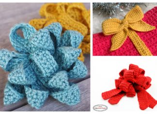 Gift Bow Free Crochet Patterns Gift Bow Free Crochet Patterns