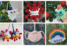 Quarantine Christmas Ornaments Free Crochet Patterns Quarantine Christmas Ornaments Free Crochet Patterns