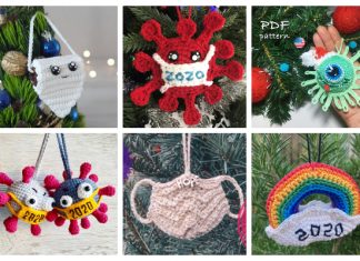 Quarantine Christmas Ornaments Free Crochet Patterns Quarantine Christmas Ornaments Free Crochet Patterns