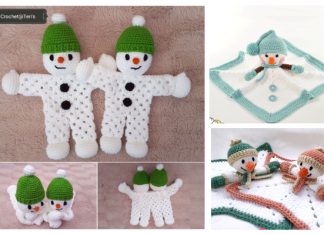 Snowman Lovey Free Crochet Patterns & Paid Snowman Lovey Crochet Patterns