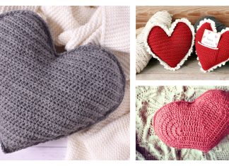 Valentine Heart Pillow Free Crochet Patterns Valentine Heart Pillow Free Crochet Patterns