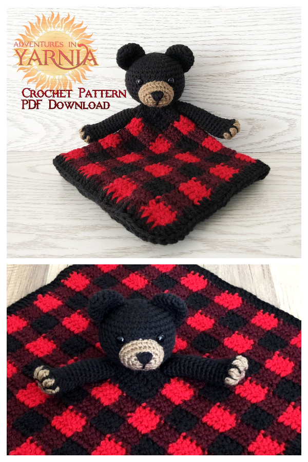 Baby Bear Lovey Free Crochet Patterns & Paid