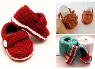 Baby Loafer Booties Free Crochet Patterns Baby Loafer Booties Free Crochet Patterns