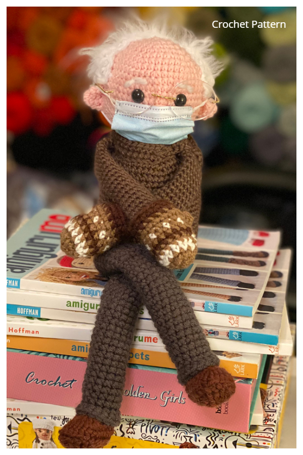 Bernie Sanders Inspired Shelf-sitter Doll Crochet Patterns  