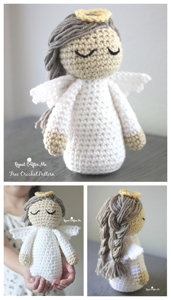 Crochet Mini Angel Doll Amigurumi Free Patterns