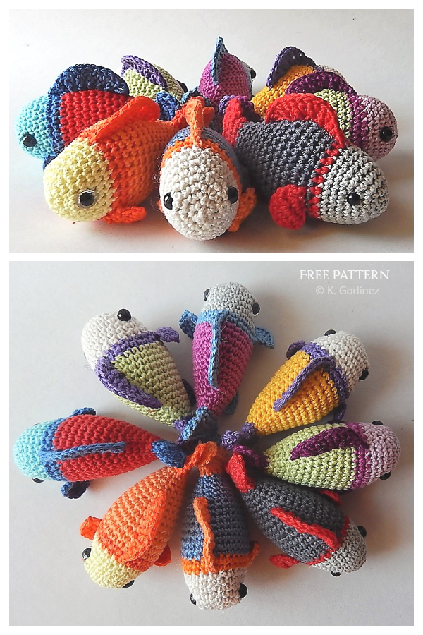 Crochet Little Fish Amigurumi Free Patterns