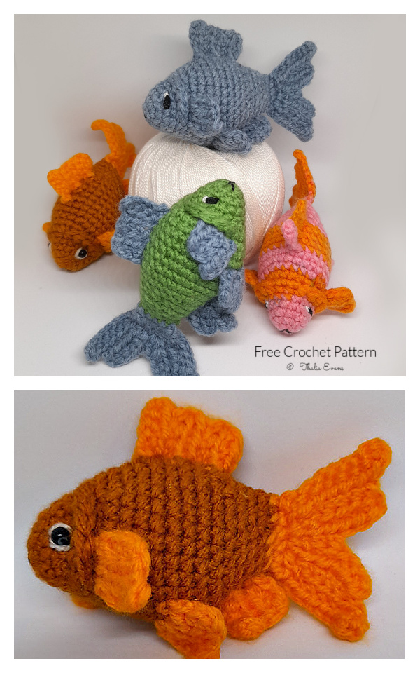 Crochet Friday the Fish Amigurumi Free Pattern