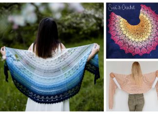 Half Circle Shawl Free Crochet Patterns Half Circle Shawl Free Crochet Patterns