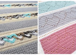Linked Heart Blanket Free Crochet Patterns & Paid Linked Heart Blanket Free Crochet Pattern
