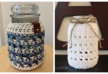 Mason Jar Cozy Free Crochet Patterns Mason Jar Cozy Free Crochet Patterns