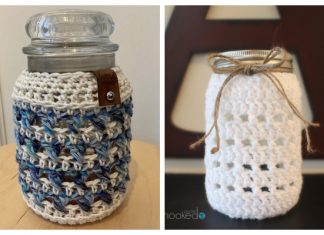 Mason Jar Cozy Free Crochet Patterns Mason Jar Cozy Free Crochet Patterns