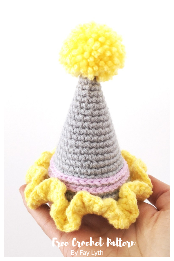 Basic Party Hat Free Crochet Patterns