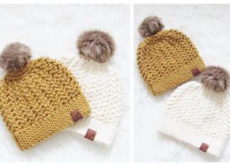 Simple Beanie Hat Free Crochet Patterns + Video Simple Beanie Hat Free Crochet Pattern