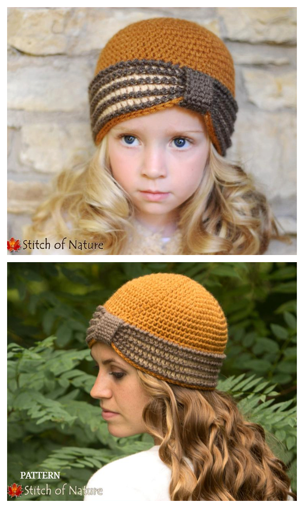 The Eleanor Turban Hat Crochet Patterns