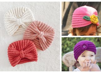 Turban Hat Free Crochet Patterns & Paid Turban Hat Free Crochet Patterns & Paid