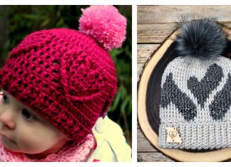 Valentine Heart Hat Free Crochet Patterns & Paid Valentine Heart Hat Free Crochet Patterns