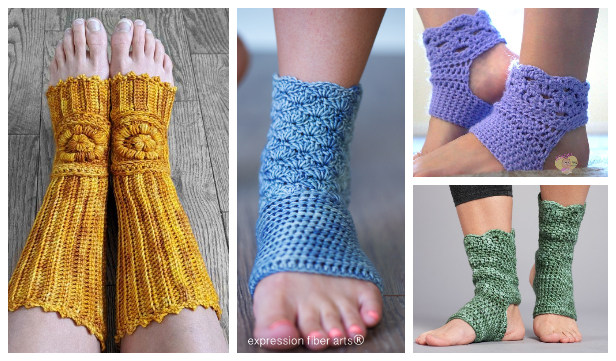 Yoga Socks Free Crochet Pattern – Secret Crochet Box
