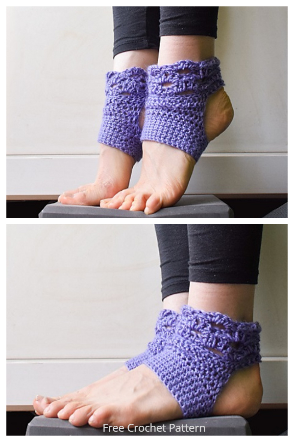 Perfect Harmony Yoga Socks Free Crochet Patterns