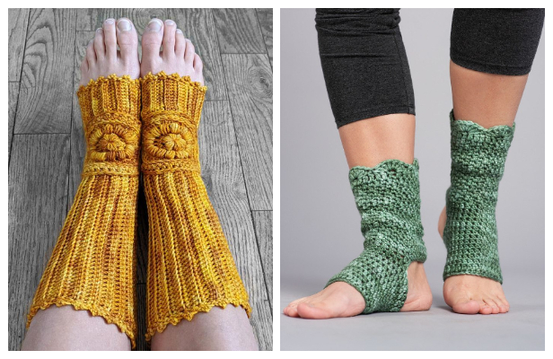 Prana Yoga Socks, Crochet Yoga Socks Pattern