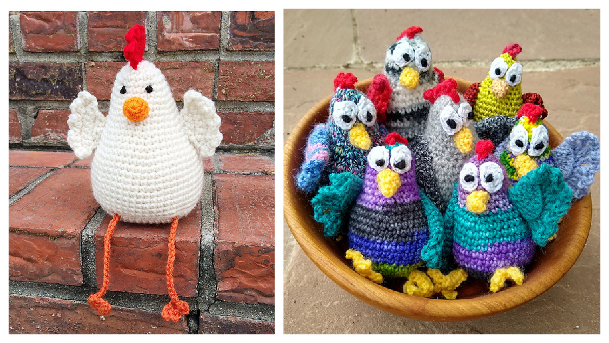 Easter Crochet Chicken Amigurumi Free Patterns