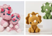 Crochet Triceratop Dinosaur Amigurumi Patterns Crochet Triceratop Dinosaur Amigurumi Free Patterns & Paid